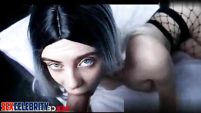 Nude Billie Eilish Makes Blowjob In Hot DeepFake Porn  (18 y.o fake)