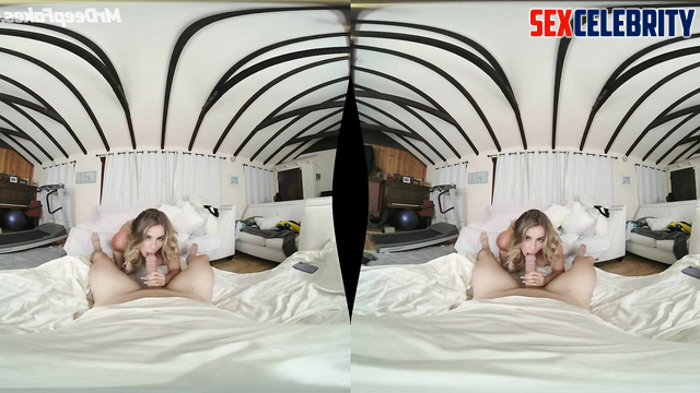 Addison Rae makes nice blowjob and handjob in VR deepfake porn tape