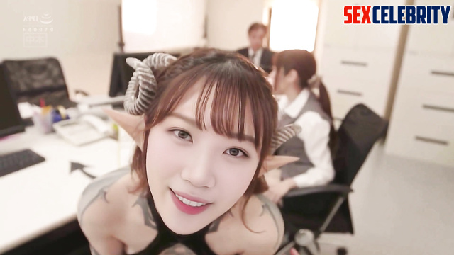 AI porn = IZ*ONE Chaewon stops time to suck some cock / 채원 아이즈원 가짜 포르노 [PREMIUM]