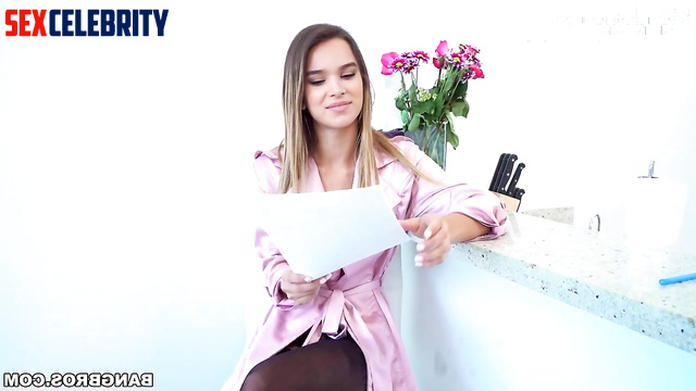 Fake Hailee Steinfeld job interview finished with dick in her pussy [PREMIUM]