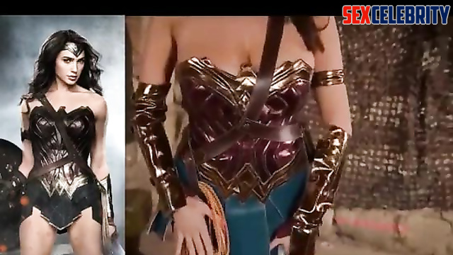 Gal Gadot in sexy cosplay costume got her two holes fucked (deepfake)