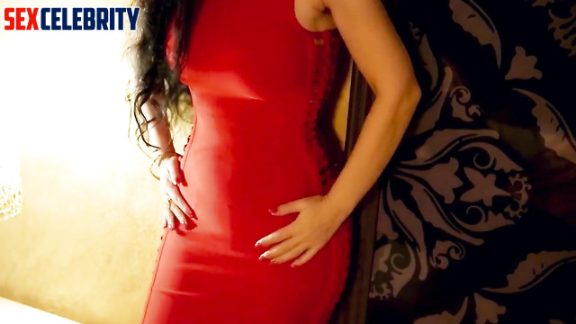 Lady in red Ely Recinos (deepfake)