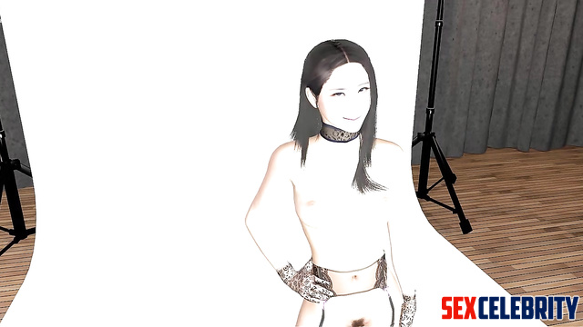 Korean 3D model Jisoo (한국 모델지수) BLACKPINK (블랙핑크) posing 포즈를 취하는