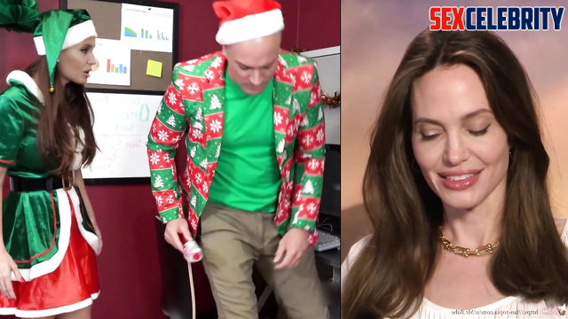 Big tits christmas elf fucked hard - ai Angelina Jolie [PREMIUM]