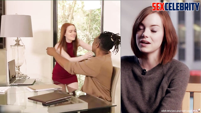 Interracial orgasming sex experience of exciting deepfake Emma Stone [PREMIUM]