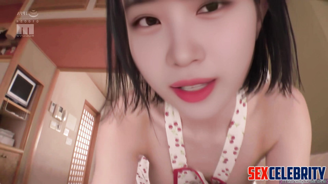 Fake babe Chaewon (채원 아이즈원) hot pov porn in the kitchen [PREMIUM]