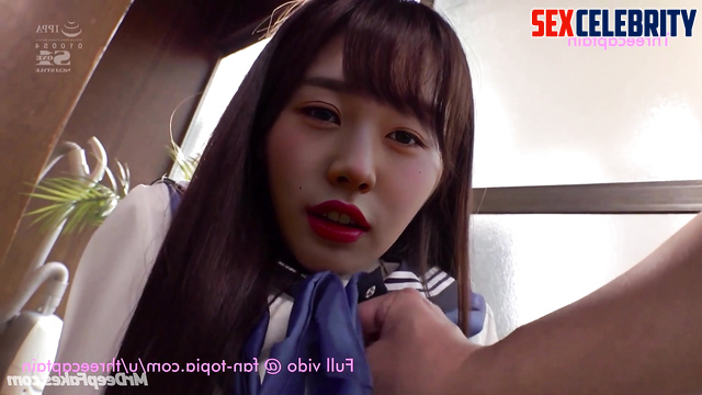 Wonyoung (장원영 아이브), sexy schoolgirl seduced by old fart - deepfake