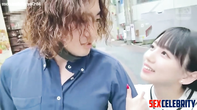 Kyoko Saito (齊藤京子 日向坂46) - sex scene - curly guy and slim bitch