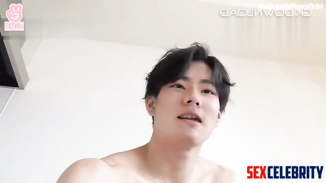 Nude Jungwon (엔하이픈) gives an interview and jerks off on camera