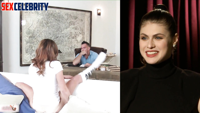 Beautiful girl Alexandra Daddario pussyfucked by her man / real fake [PREMIUM]