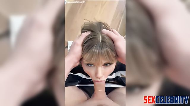 Schoolgirl Taylor Swift working off her good grades, face swap