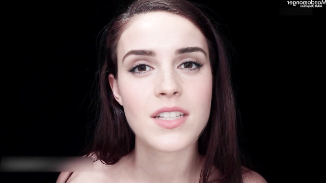 Hot whore Emma Watson wants to fuck and tells about it, sex tape