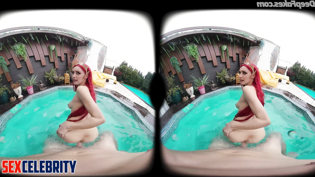 Amber Heard - vr doggystyle sex in the pool