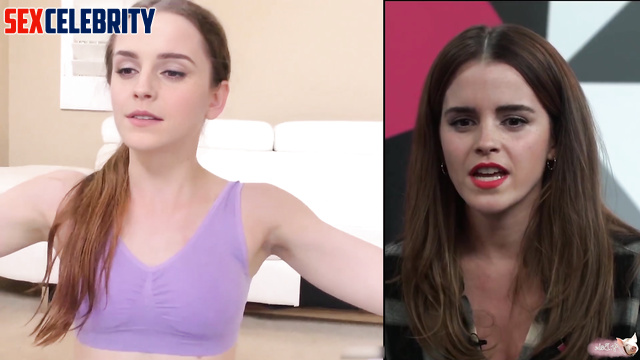 (Real fakes) Yoga coach bangs horny teenager Emma Watson