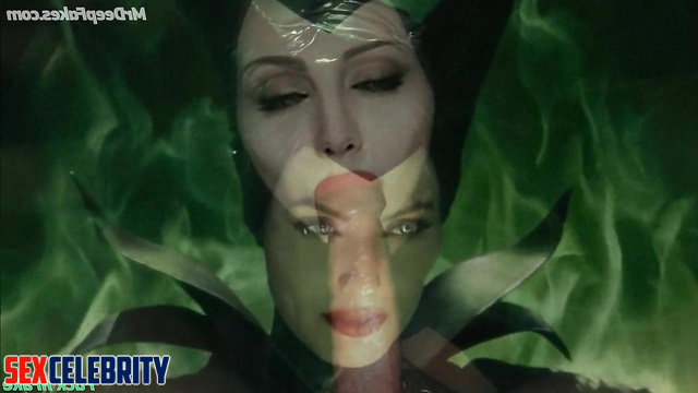 Maleficent Angelina Jolie addicted to suck deepfake porn ai