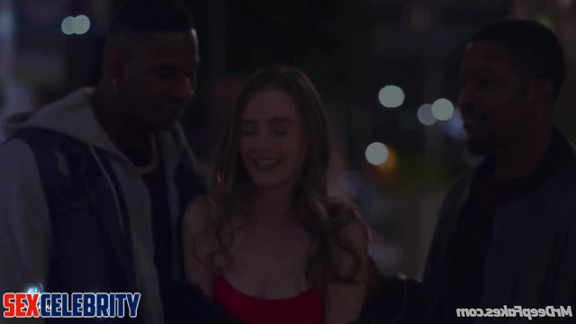Black guys fucked her holes to the fullest - Emma Watson threesome porn