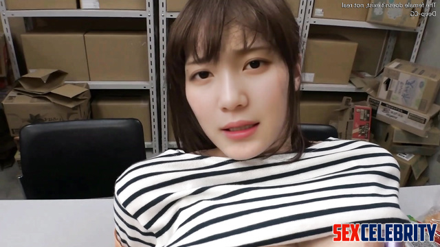 Security fucked her hard after stealing / 배유빈 오마이걸 Binnie pov face swap