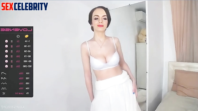 Busty Alejandra Mena makes a sexy stream for best fans, solo face swap