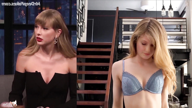 Cute teen gets huge facial at porn casting - fake Taylor Swift