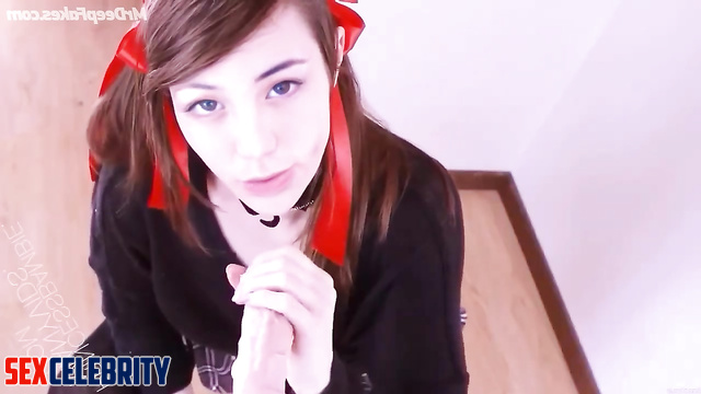 Nice schoolgirl ASMR BlueKatie took an adult sex toy into her mouth