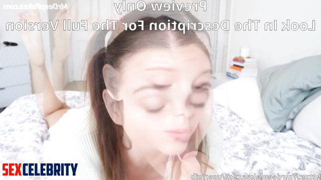 Horny Millie Bobby Brown (smart face change) needs a big cock daddy