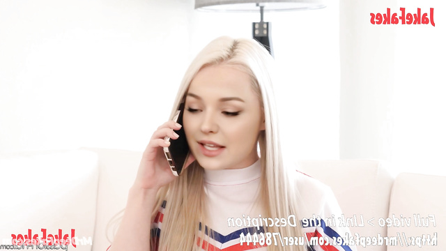 Insecure cheerleader attracts her crush - deepfake Dove Cameron