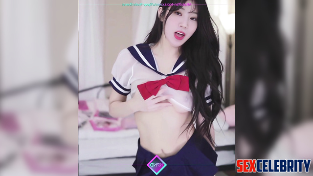 Voluptuous babe dancing during waiting for a fucker - fake Dahyun 다현 트와이스