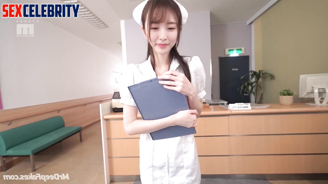 Sexy kpop nurse Arin (OH MY GIRL) showed off her pussy (진짜 가짜 아린 오마이걸)