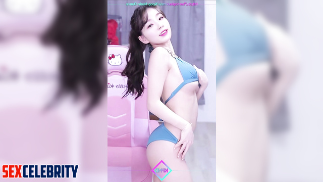 Fake Irene (아이린 레드벨벳) - juicy brunette moves her body seductively