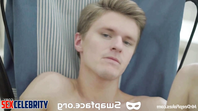 AI Cory Dotson decided to become gay - he plays with his dick and dildo