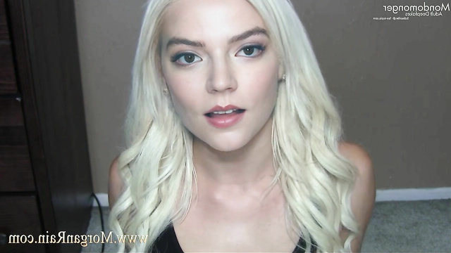 Dirty talk video with Hollywood actress Anya Taylor-Joy [PREMIUM]