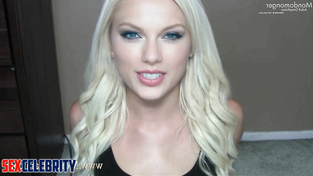 Sexy voice of Taylor Swift makes you cum face swap deepfake [PREMIUM]