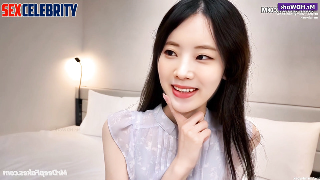 Not saint babe makes blowjob in the hotel / Dahyun (다현 트와이스) fakeapp