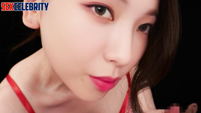 Dirty talk and sexy titsjob by fake passionate babe Karina (카리나 에스파)