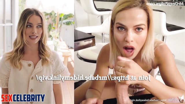 / Fake / Margot Robbie gets naughty after a glass of wine