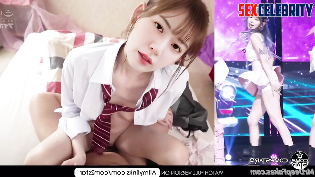 Sakura (사쿠라 르세라핌 아이즈원) ready for anything the producer says - fake pmv