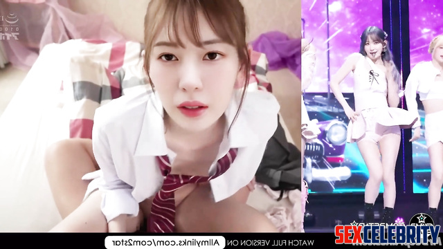 Sakura (사쿠라 르세라핌 아이즈원) ready for anything the producer says - fake pmv