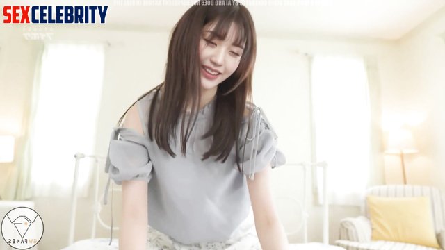 Cute brunette Wonyoung (장원영 아이브) getting sex pleasure / fakeapp