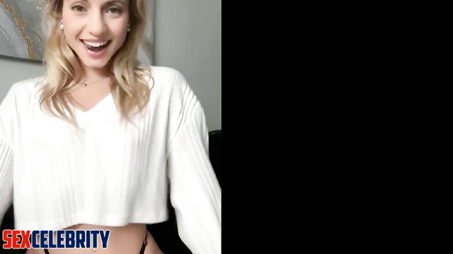 Babe showed her small delicious tits to everyone, Laure Valee solo AI