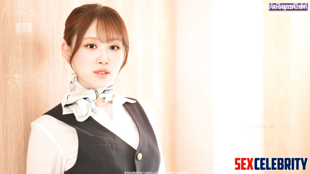 Sexy stewardess achieved what she wants, ai Rose (로제 블랙핑크)