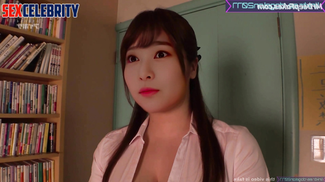 Fake Minju (김민주 아이즈원) asked him to film their sex in the library