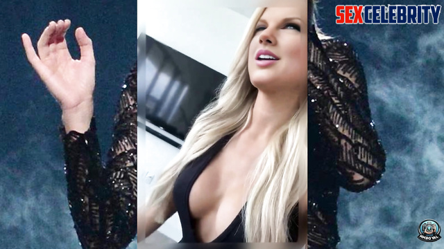 Beauty blonde wants to make handjob to stranger (Taylor Swift face swap)