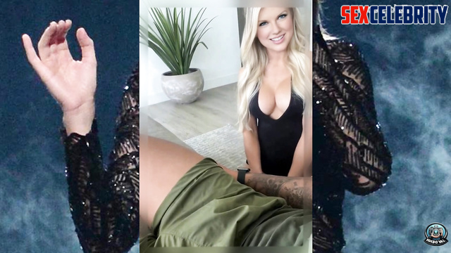 Beauty blonde wants to make handjob to stranger (Taylor Swift face swap)