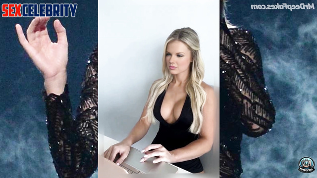 Beauty blonde wants to make handjob to stranger (Taylor Swift face swap)