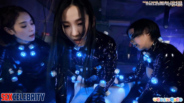 One guy and Karina 카리나 x Winter 윈터 Jisoo 지수 decide how to play with him 섹스 장면 sex scene