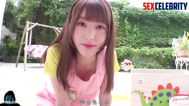 장원영 아이브 skinny Wonyoung and her funny adventure in a cute secret room, ai