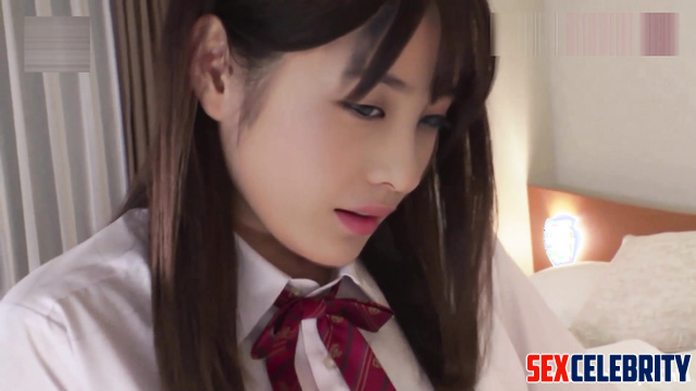 Shy schoolgirl is going to fuck you, fake Kanna Hashimoto (橋本 環奈 フェイクポルノ)