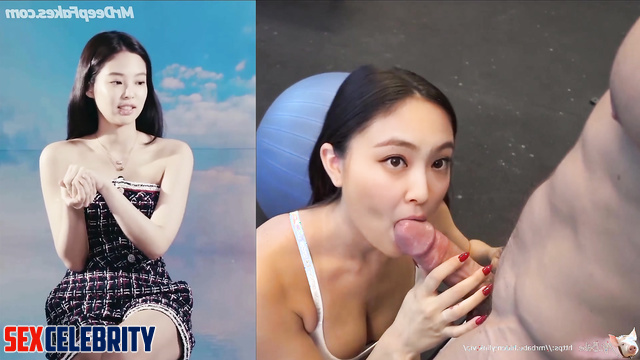 She's not shy about sex in the gym, look - Jennie (제 블랙핑크) pov face swap