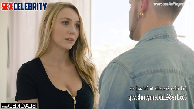 Tender Elizabeth Olsen wants to try strong black cock (deepfake erotic)