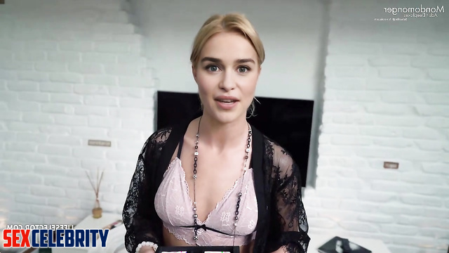 Fakes// POV anal fuck threeway with hot blondie Emilia Clarke